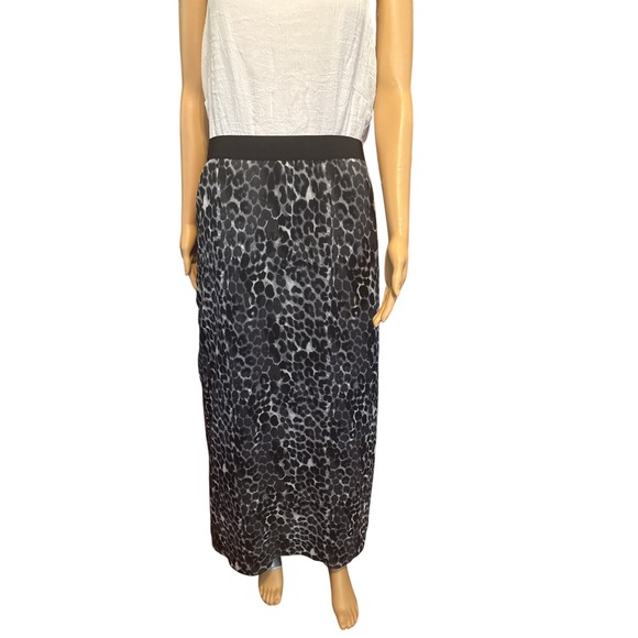 Express | Skirts | Leopard Print Midi Skirt Animal Print A Line Skirt ...